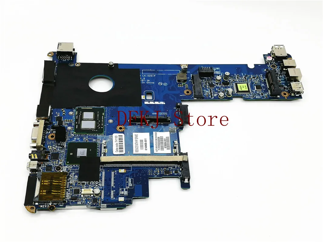 LA-5251P для HP Elitebook 2540P материнская плата ноутбука с процессором Intel i7-620M 614968-001 DDR3