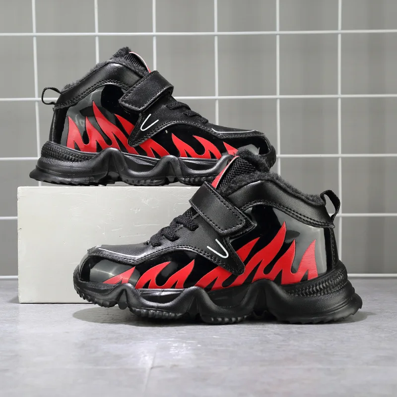 

CHILDREN'S Shoes BOY'S Athletic Shoes Children Outdoor Shoes Autumn & Winter Anti-slip Leather Waterproof Big Boy And rong da Co