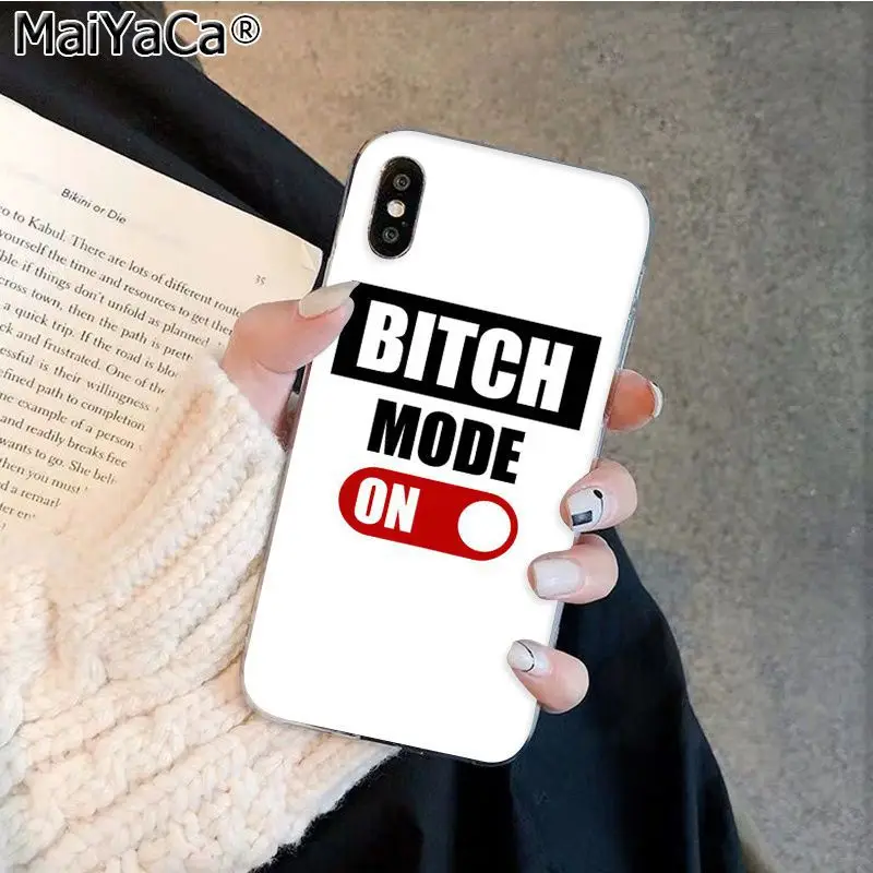A2 MaiYaCa я не всегда сука Bonjour суки Силиконовый ТПУ чехол для телефона Apple iphone 11 pro 8 7 66S Plus X XS MAX 5s SE XR - Цвет: A2