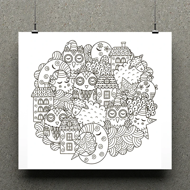 

ZhuoAng Demon ghost Stamps For DIY Scrapbooking/Card Making Decorative Silicon Stamp Crafts