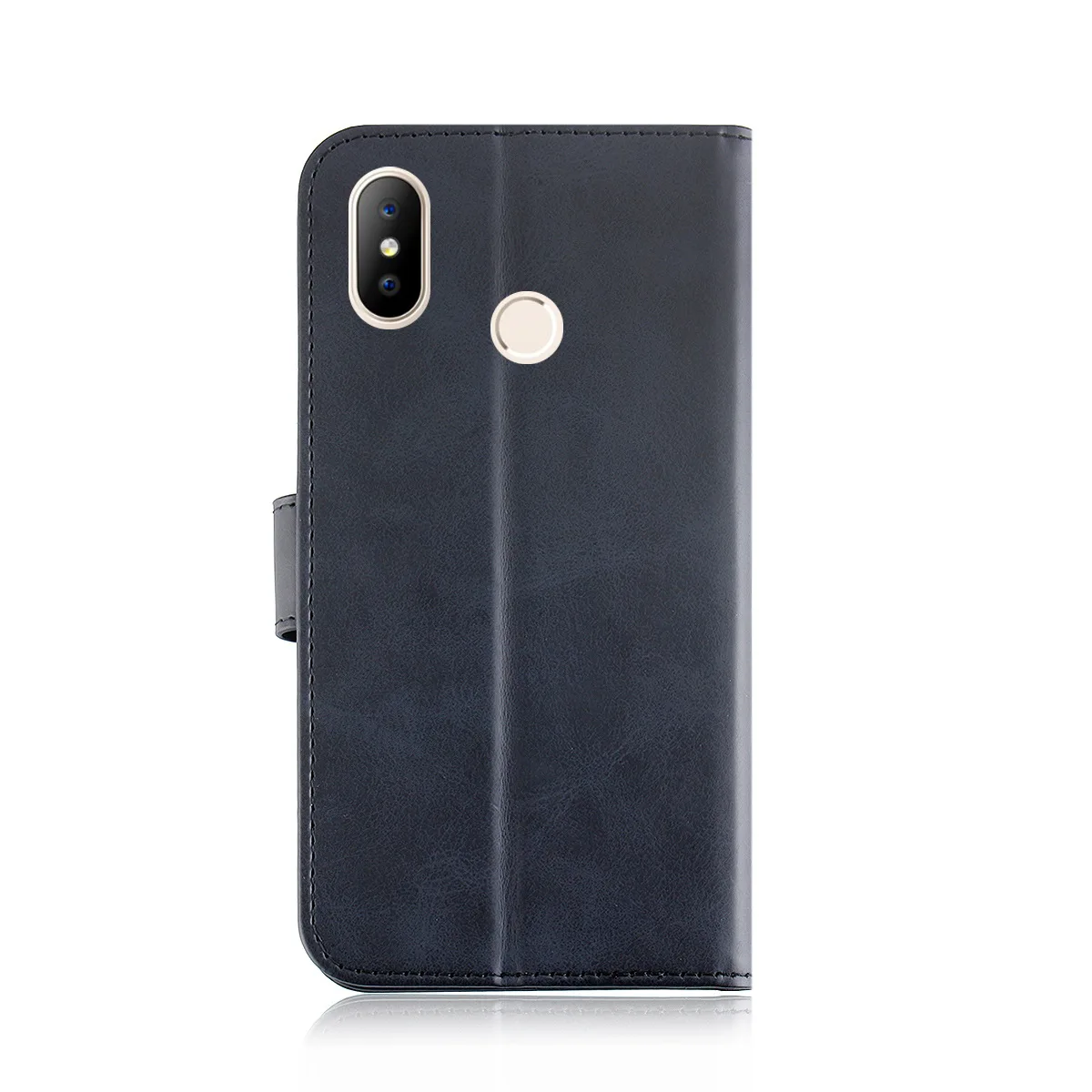 Кожаный чехол-книжка для телефона с кошельком и обложка чехол для HOMTOM C1 с магнитом держатель для карт и кармашками для карточек