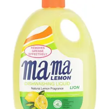 Mama Lemon Natural Lemon Fragran(ЛИМОН) Гель для мытья посуды, 1000мл(флакон