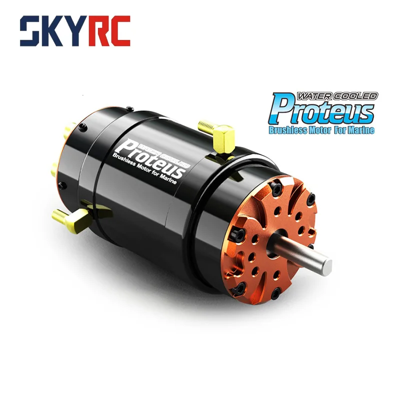 SKYRC Proteus X520 двигатель с водяным охлаждением 730KV 1280KV бесщеточный двигатель 6 разъемов DIY 30000 об/мин для радиоуправляемой лодки
