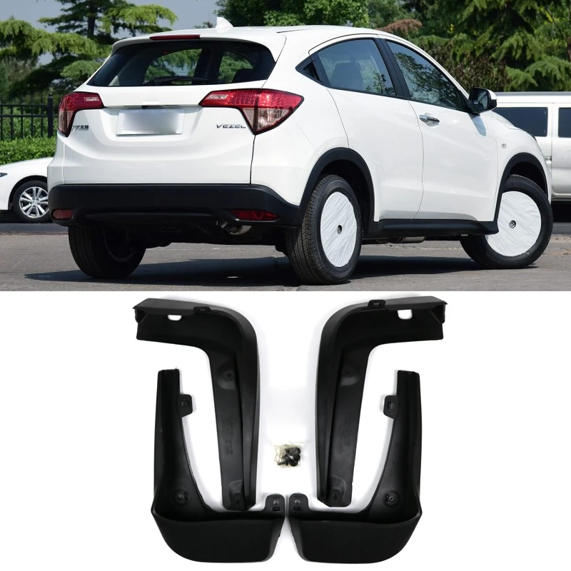 Для HONDA HR-V HRV vezel- Декодер каналов кабельного телевидения брызговик s Брызговики спереди тыльная грязь лоскут крыло брызговиков