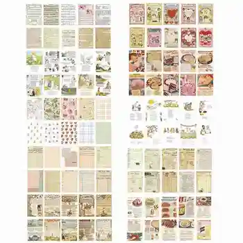 

140*100mm 50 Pcs Material Paper Memo Pads Sticky Notes Diy Craft Scrapbooking Stickers Junk Journal School Stationery Supplies