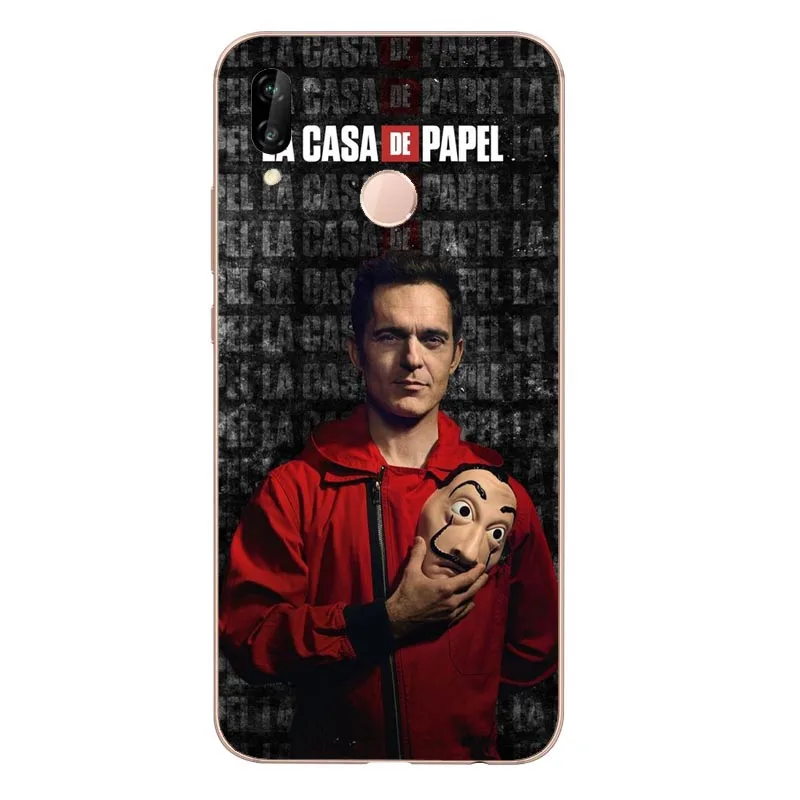 TPU La casa de papel Tokio испанский ТВ прозрачный мягкий Силиконовый ТПУ чехол для телефона huawei P8L P20L P20LITE P30 mate 8 9 10 mate 20Por RS - Цвет: TPU