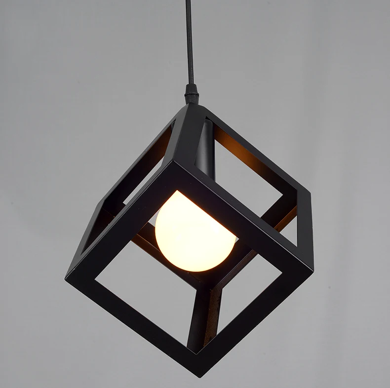 Современный подвесной светильник s Hanglamp Lustre винтажный светильник Промышленный светильник Lamparas De Techo Colgante современный скандинавский Лофт клетка