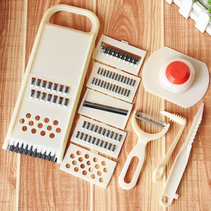 

Kitchen accessories set 11 sets of multi-function shredder potato shredded slice peeler kitchen gadget stainless steel