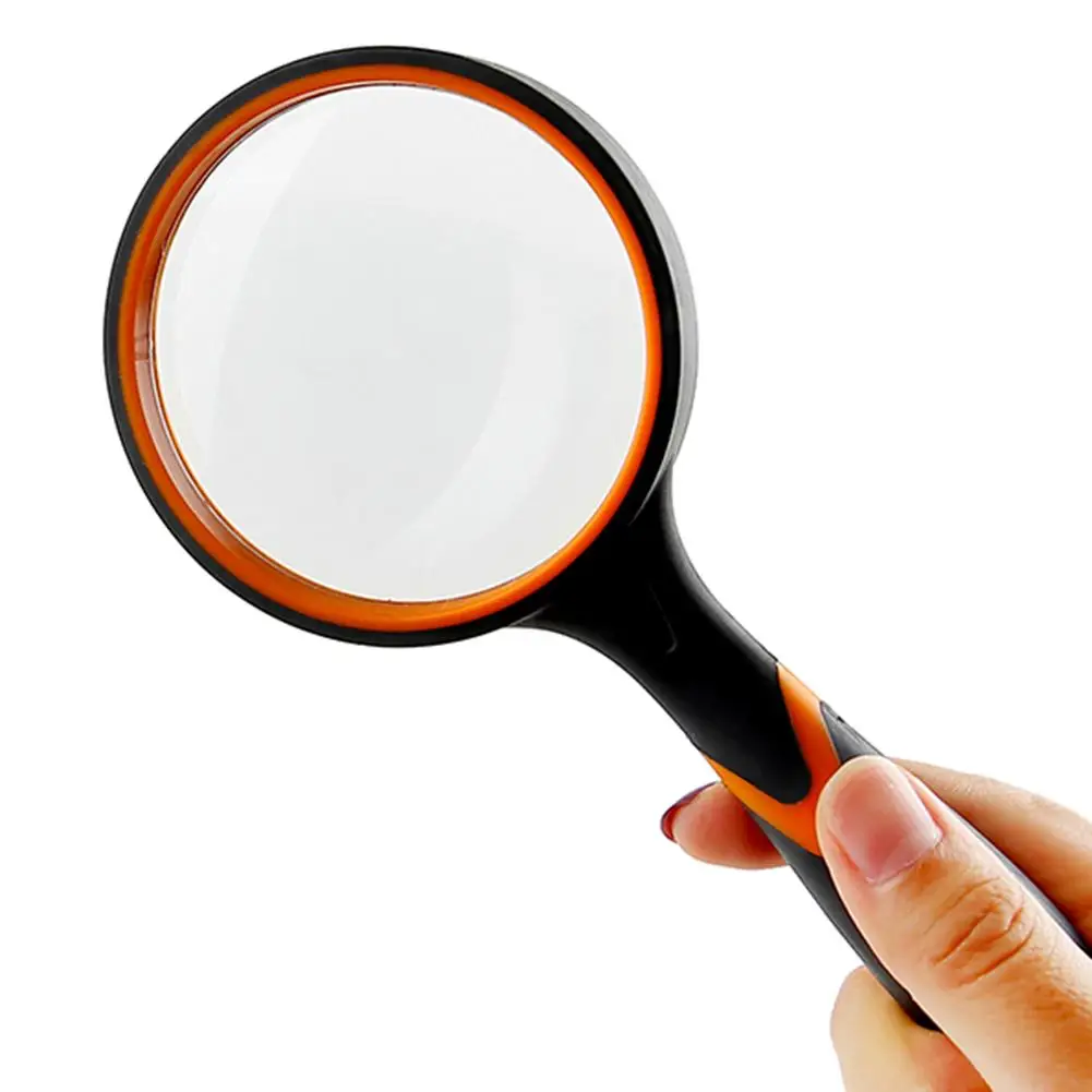 10X Magnifying Glass Handheld Magnifier 50mm Lens diameter for Antique Jade Jewelry Newspaper Book Reading | Инструменты