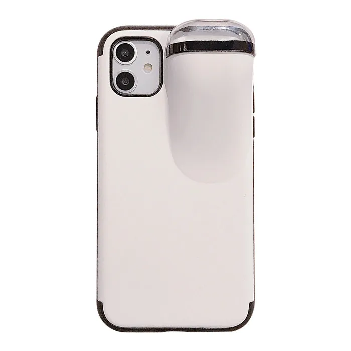 White 2 в 1 гарнитура коробка чехол для телефона для iPhone 11 Pro Max XS MAX XR X 7 8 Plus Airpods 1 2 Pro Мягкий силиконовый чехол колпачки для гарнитуры Fundas - Цвет: White