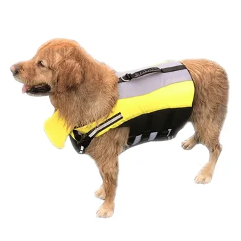 

Dog Life Jacket Pet Floatation Vest Saver Swimsuit Preserver for Water Safety With Reinforced Handle VJ-Drop