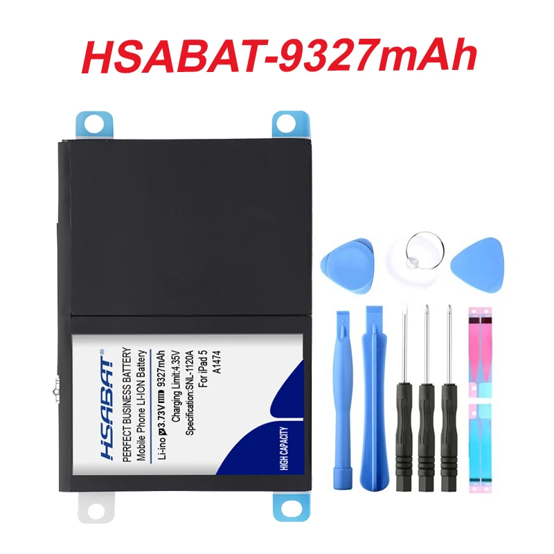 Топ бренд 9327mAh аккумулятор для iPad 5 Air для iPad5 A1474 A1475 A1484