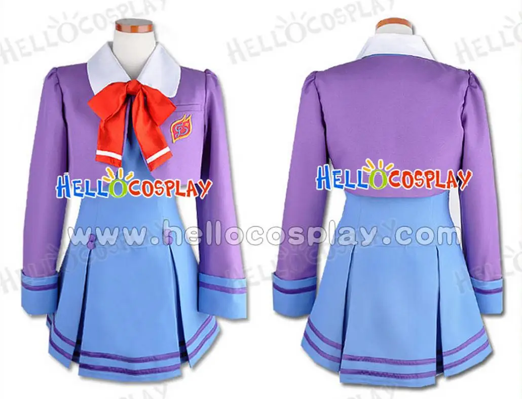 

Yes! Pretty Cure 5 Yumehara Nozomi Natsuki Rin Milk L'École des Cinq Lumières School Girls Uniform Cosplay Costume H008