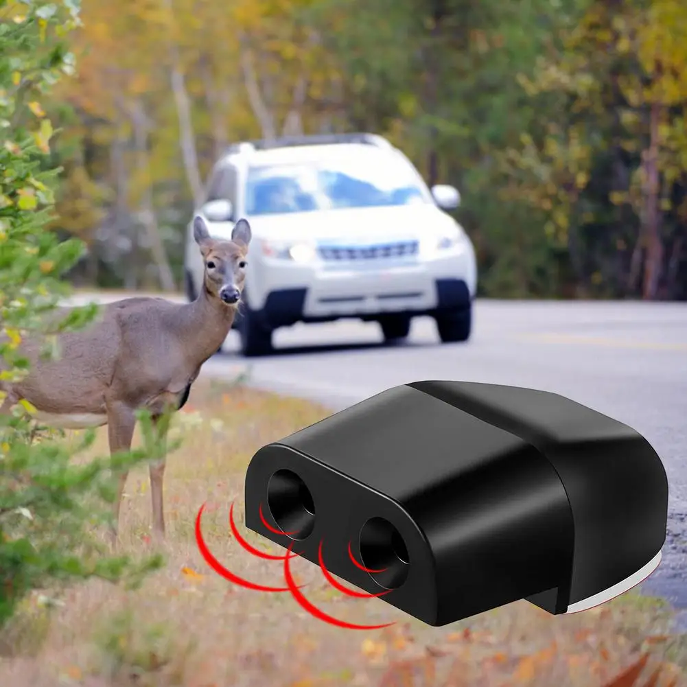 Deer Warnung Pfeifen 2-pcs Tier Pfeife Horn Gerät Mit Doppel Bau Für Autos  Lkw SUVs Sicherheit Kit Zu Alarm Deer ka