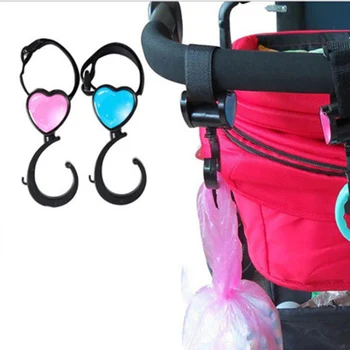 

Hight Quality 2 Pcs/set Newborn Baby Stroller Hook Infants Stroller Accessories Kids Rotate 360 Degree Cart Big Hook Accessories