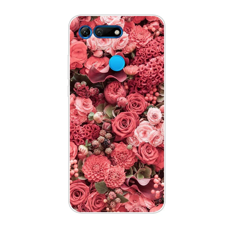 6,4 ''для huawei Honor вид 20 чехол из мягкого ТПУ с принтом, из силикона чехол для Капа huawei Honor V20 чехол V 20 View20 Hoesje тонкий