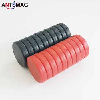 

50pcs D20X5MM Unbreakable Plastic-Coated N52 Neodymium Magnets Disc DIY Magnets