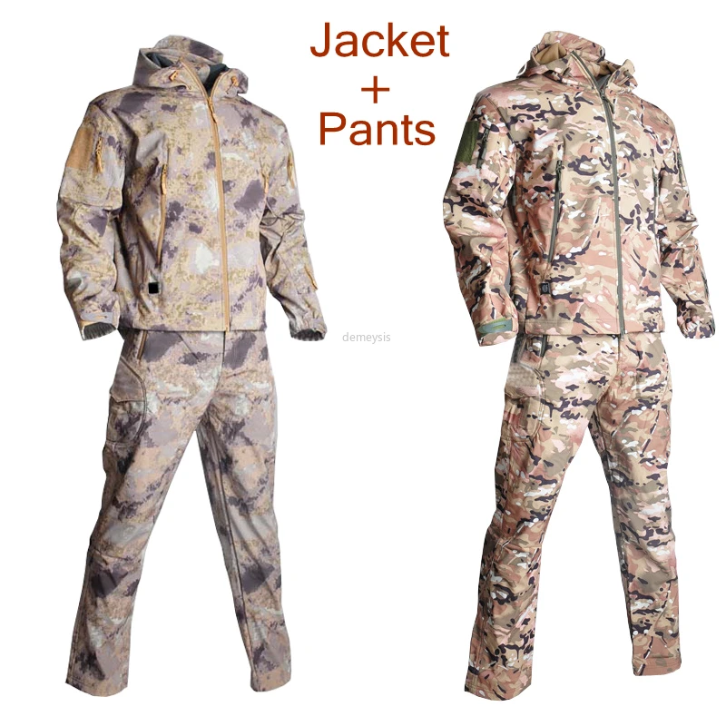 Водонепроницаемая военная униформа тактическая Боевая тренировочная куртка