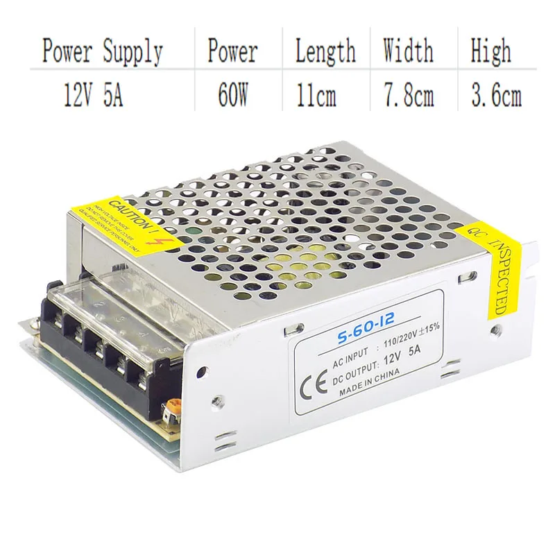 1A 2A 3A 5A 10A 15A 20A 30A AC 110V 220V к DC 12V импульсный источник питания трансформатор