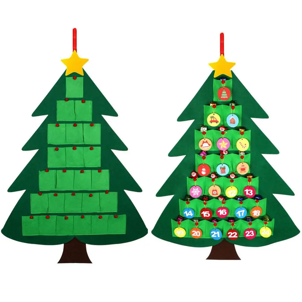 Чехол с рождественским календарем сделай сам обратным отсчетом откидным