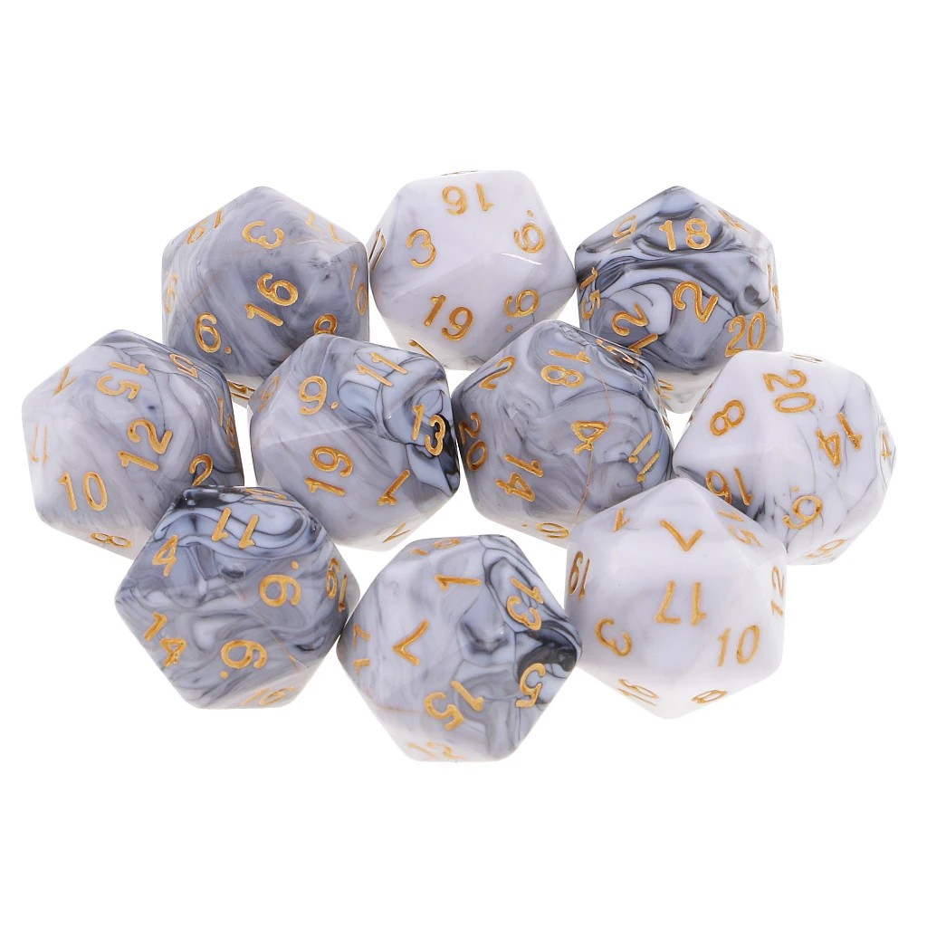 16 мм D20+ D6 игральные кости 20P для подземелий и драконов D&D MTG RPG аксессуары