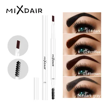 

MIXDAIR Eyebrow Pencil 4 Colors Natural Long Lasting Paint Eye Brow Tint Double-end Waterproof Eyebrow Pen Beauty Make Up