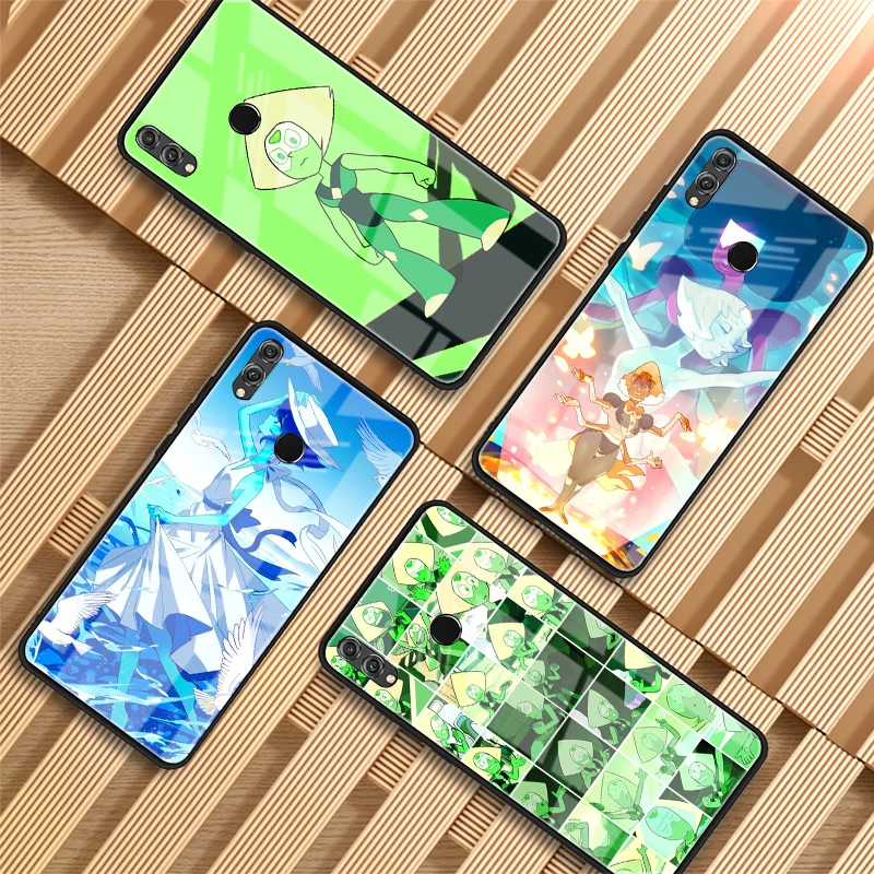 Чехол для телефона из закаленного стекла STEVEN UNIVERSE PERIDOT Huawei P20 P30 lite PRO Honor 10 MATE20 MATE20PRO