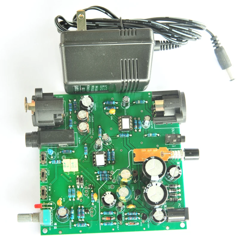 Diy-placa de Pré-amplificador Suporte para 48v Modelo Original Duas Entradas Condensador Dinâmico - Image 6