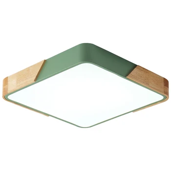 

Postmodern Simple Square Macarons Led Remote Control Ceiling Lights Ultrathin Home Kitchen Dining Room Bedroom Art Luminaire