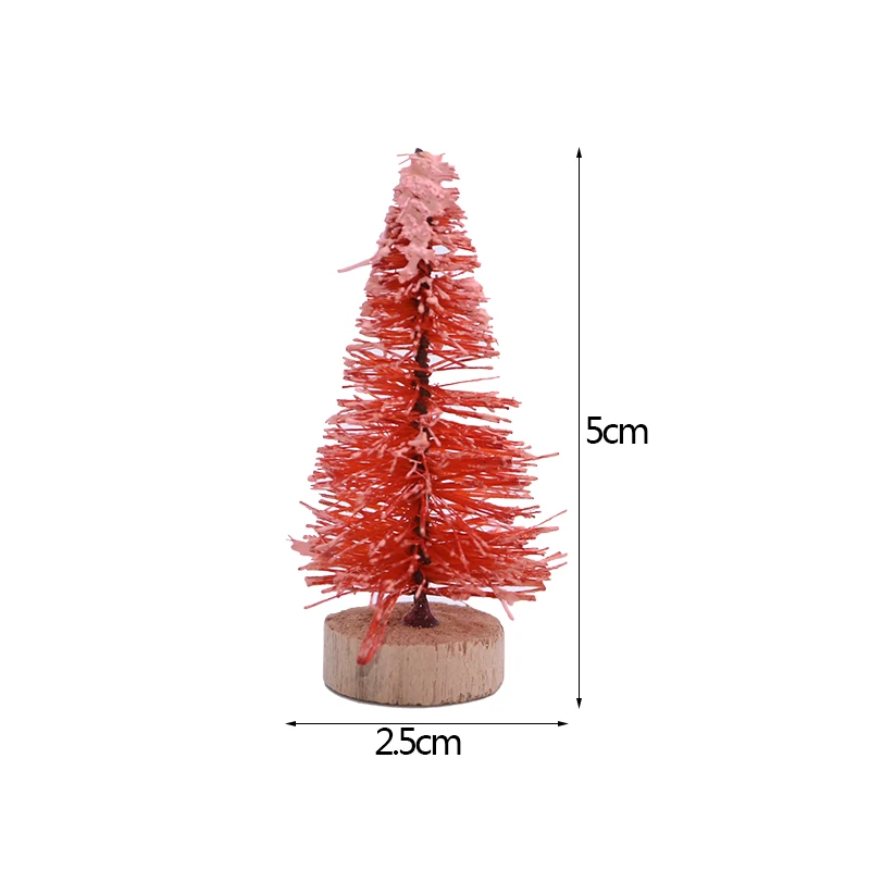 5/6. 5/8. 5/12. 5 см красочная мини Рождественская елка Снежный Мороз маленькая сосна Новогодняя Рождественская елка вечерние настольные украшения Рождественский орнамент Navidad