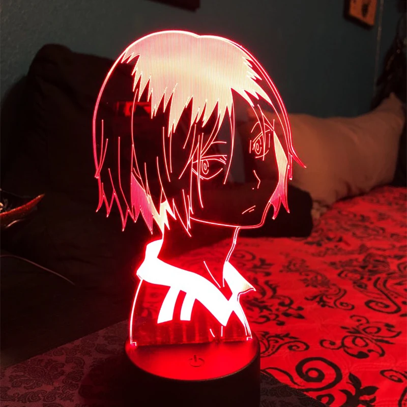Haikyu светодиодный ночник аниме Kozume Kenma LampKids подарок на день рождения Haikyuu