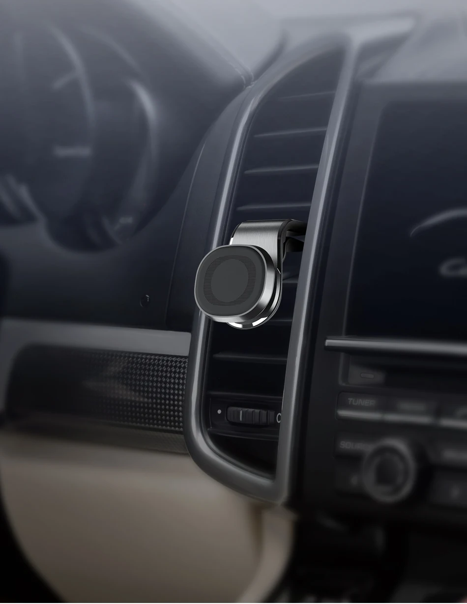 Магнитный автомобильный держатель для телефона ROCK Mini 360, крепление на вентиляционное отверстие, gps, Магнитная подставка, кронштейн для iPhone 11 XS Max, смартфонов Xiaomi