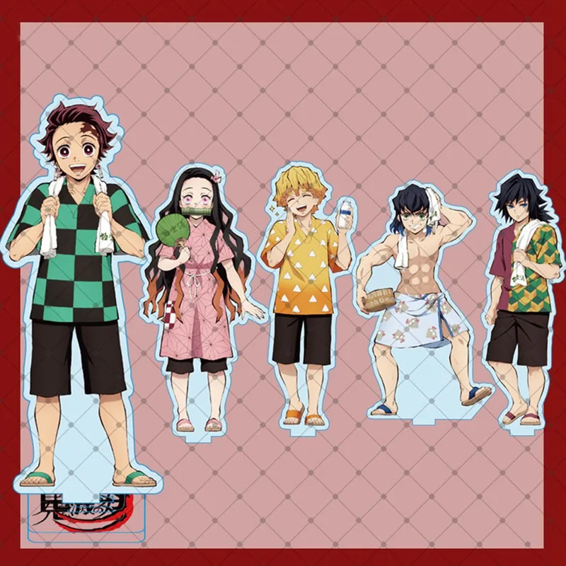 

Anime Demon Killer Kimetsu no Yaibai Acrylic Desktop Booth Decoration Figure Model Action Character Toy Table Decoration Custom