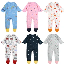 Baby Jumpsuits for Autumn Cartoon Newborn Boys Girls Rompers Infants Cotton Bodysuits for Infant