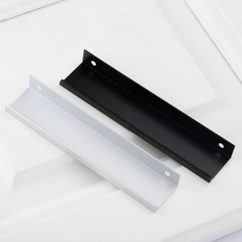 Высококачественные Серебристые ручки из алюминиевого сплава декоративные