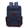 Mens Large Vintage Canvas Backpack for Men Canvas Bookpack Fits Most 15.6 Inches laptop School Laptop Bag Hiking Travel Rucksack 5