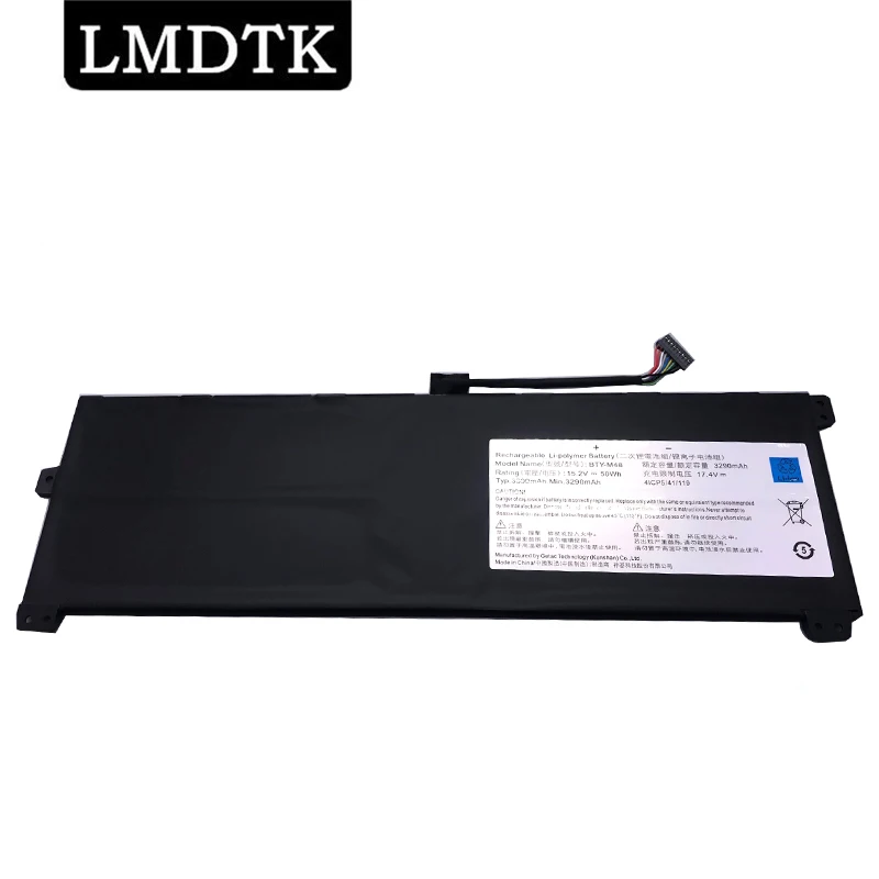 LMDTK Новый аккумулятор для ноутбука MSI PS42 8RB 8RA 8RC MECHREVO S1 BTY-M48 4ICP5/41/119 15 2 V 3390mAh 50WH |