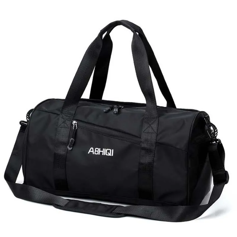 Уличная Водонепроницаемая нейлоновая сумка спортивная для мужчин и женщин тренировочная фитнес дорожная сумка для йоги коврик спортивная сумка с обувью Compart Мужская t - Цвет: black