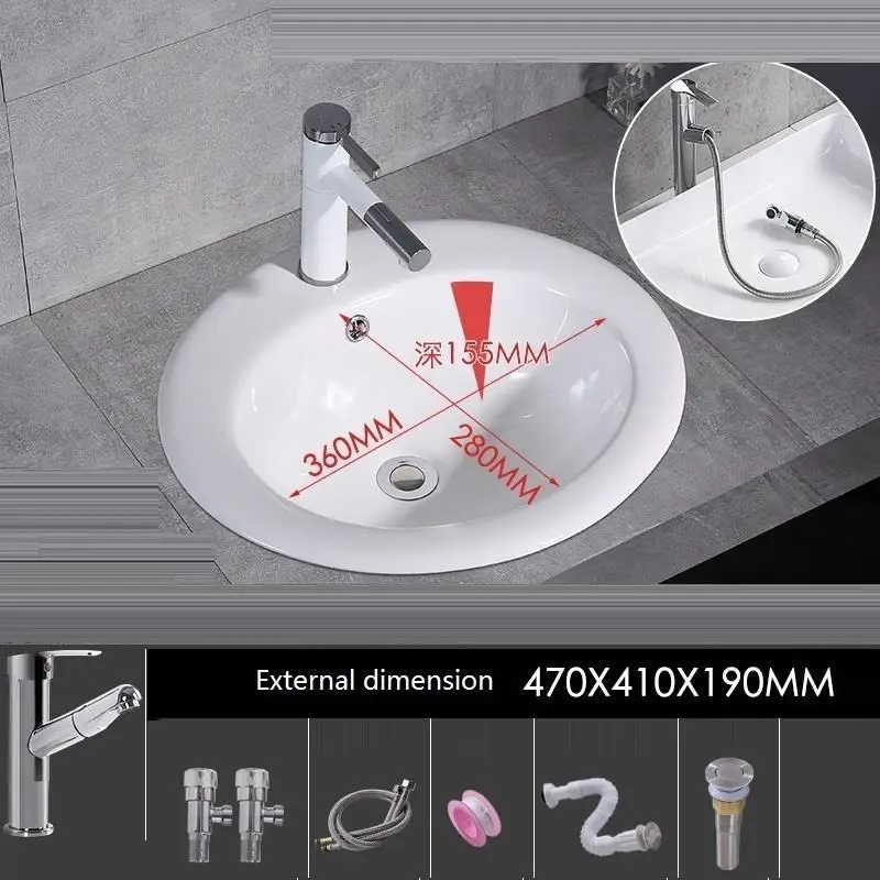Number 21 Wasbak Vanity Lavatorio Bacia/Lavagem Bagno Wastafel мягкая де чаша судно Баньо Ванная комната раковина умывальник Куба Banheiro умывальник - Цвет: Number 21