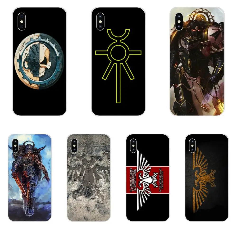 Мягкие чехлы для Apple iPhone 4 4S 5 5C 5S SE 6 6S 7 8 Plus X XS Max XR 40k Imperial Guard | Мобильные телефоны и