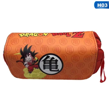 

Cosmetic Cases Anime Cartoon Dragon Ball Z/ Naruto / One Piece Students Pencil Case Makeup Bag With Soft Handle
