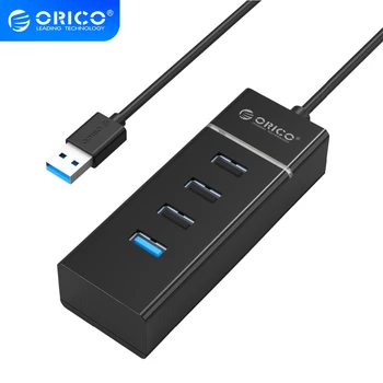 

ORICO 4 Port USB3.0 & USB2.0 HUB For MacBook Laptop Tablet Computer OTG USB HUB-Black