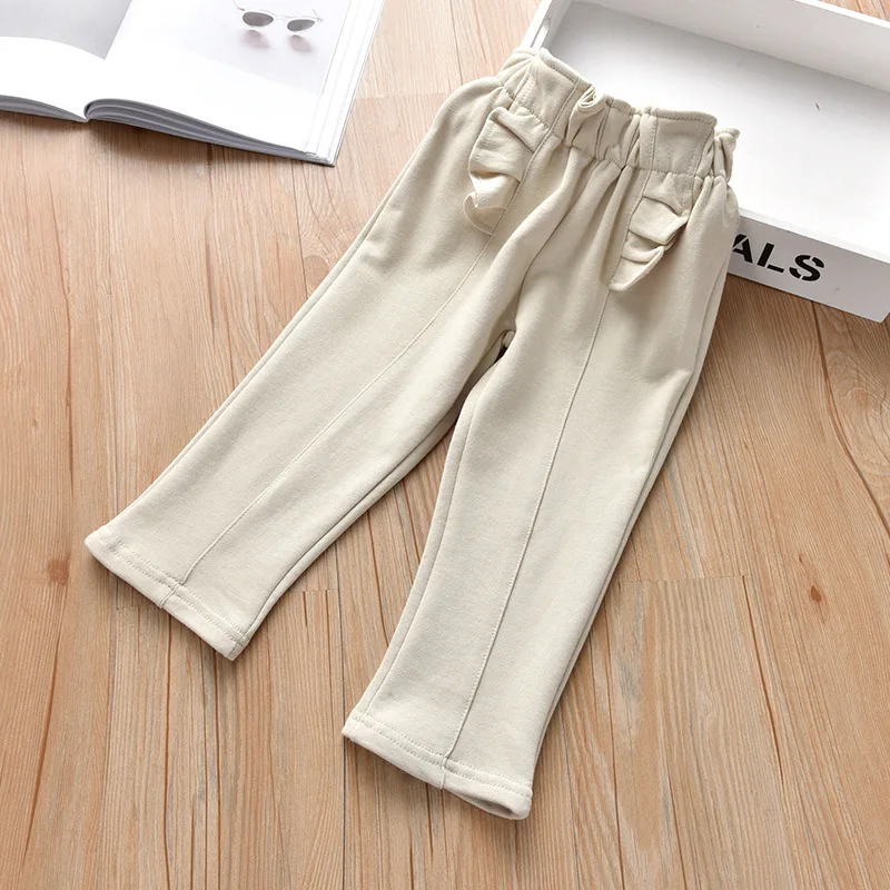 Штаны для девочек г. Новая стильная осенняя одежда детские леггинсы рубашка для девочек на весну и осень, штаны детская верхняя одежда спортивные штаны