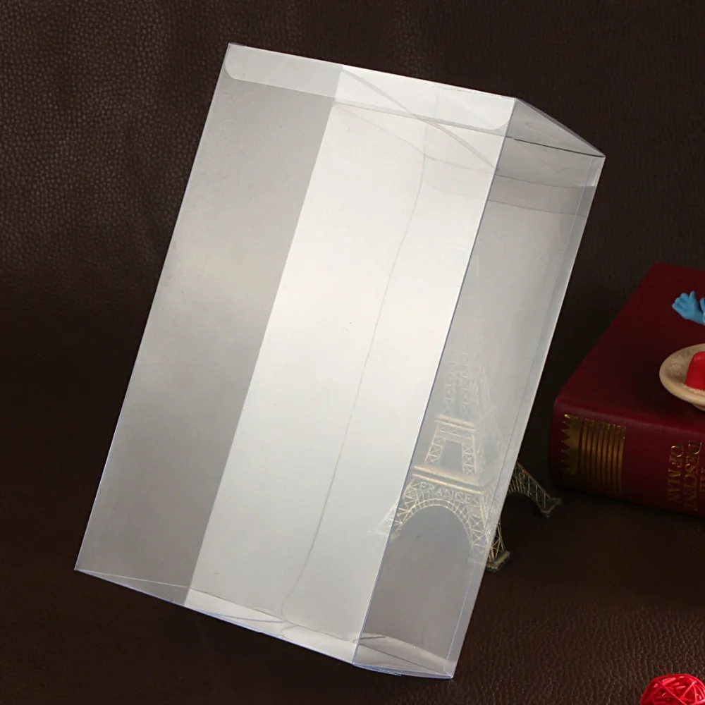 Простая Прозрачная ПВХ коробка, упаковочная коробка, держатель для ювелирных изделий, ПВХ пластик, ювелирная конфета, упаковочная коробка, прямоугольная пластиковая прозрачная