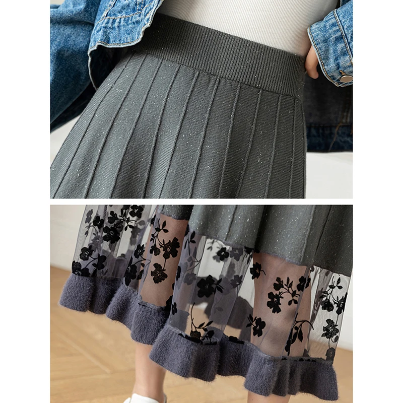 м Streetwear ܿ Ʈ ĿƮ    㸮 ̽ ޽ ġ ũ  ĿƮ ѱ Ÿ Pleated Jupe Femme