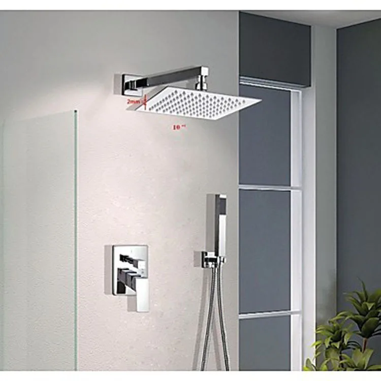 

Yiyu Concealed Flower Shower Income Wall Type Public Bathhouse Shower Device Simple And Easy Bath Embed Burial Wall Single