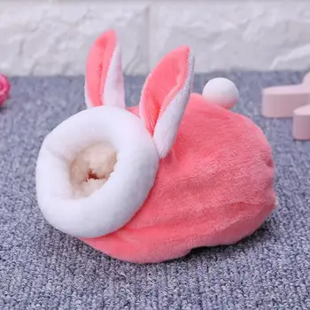 

Pet Mouse Guinea Pig Bed Pet Sleeping House Plush Warm Hamster Puppy Kitten Beds Soft Nest Mat Mini Small Animals Sleeping Cages