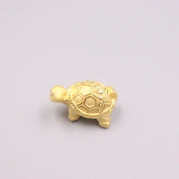 

Real 999 24K Yellow Gold Pendant Women 3D Lovely Coin Tortoise Bead 1.35g 17x11mm Best Gift