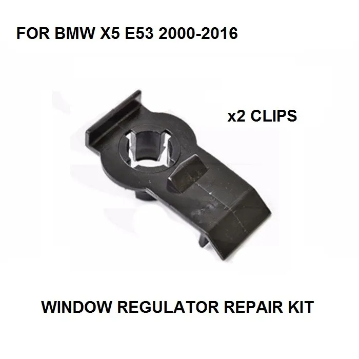 2x ремонт окон клипсы для BMW X5 E53 2000 2015 SUV левый или правый передний задний|window repair|bmw