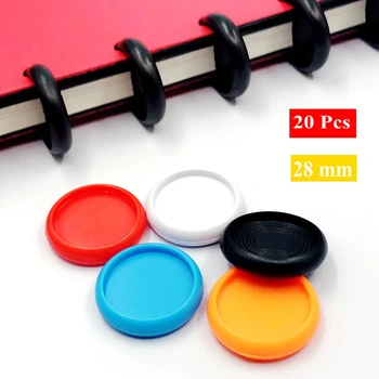 

20 Pcs 28mm Solid Color Disc Binders for Notebooks/Planner Diy Loose Leaf Binding Rings Discbound Notebook Accessorries CX19-009
